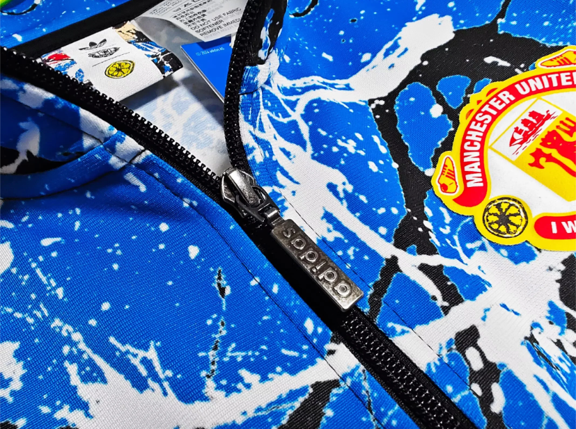 2627 Manchester United Rose Joint Edition Windbreaker