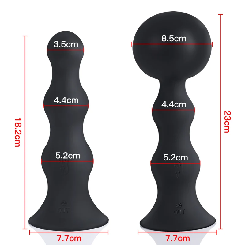 Xomiy Anal Vibrator - Inflatable Butt Plug