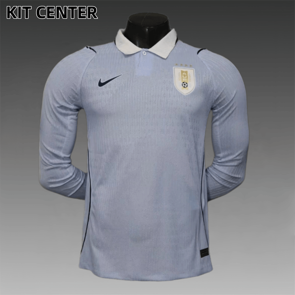2026 Uruguay home long sleeves Football Shirt (Player version)