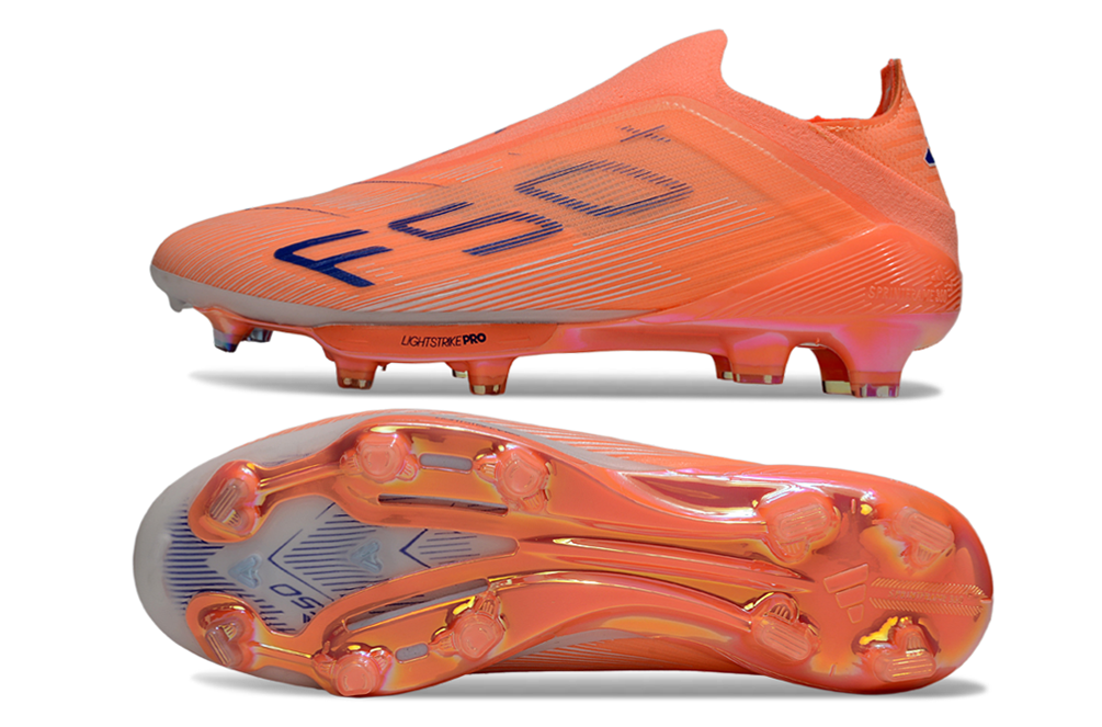 A F50 Low-top Waterproof Football Shoes Without Shoelaces