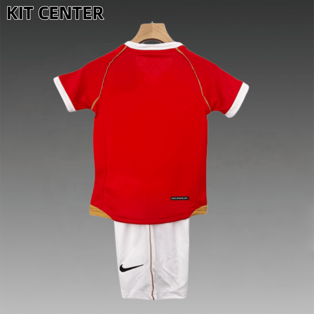 06/07 Manchester United home ground Retro Football Soccer Kids Kit