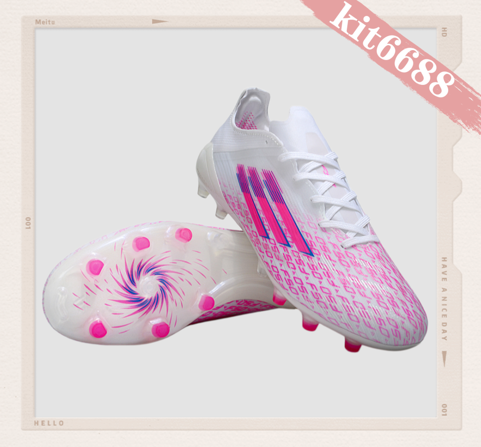 Adidas F50 PRO FG tongue lace-up football shoes