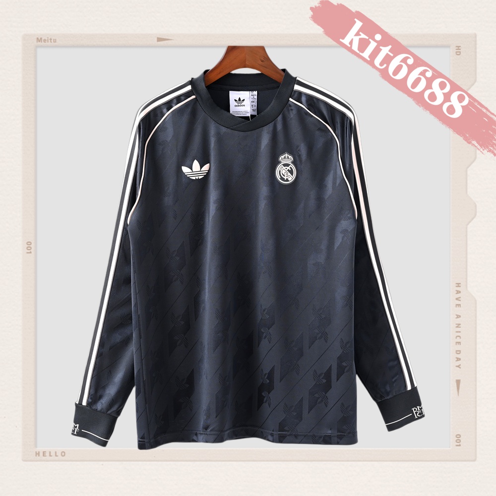 2024/2025 Real Madrid Retro Special Edition Long Sleeve Football Shirt