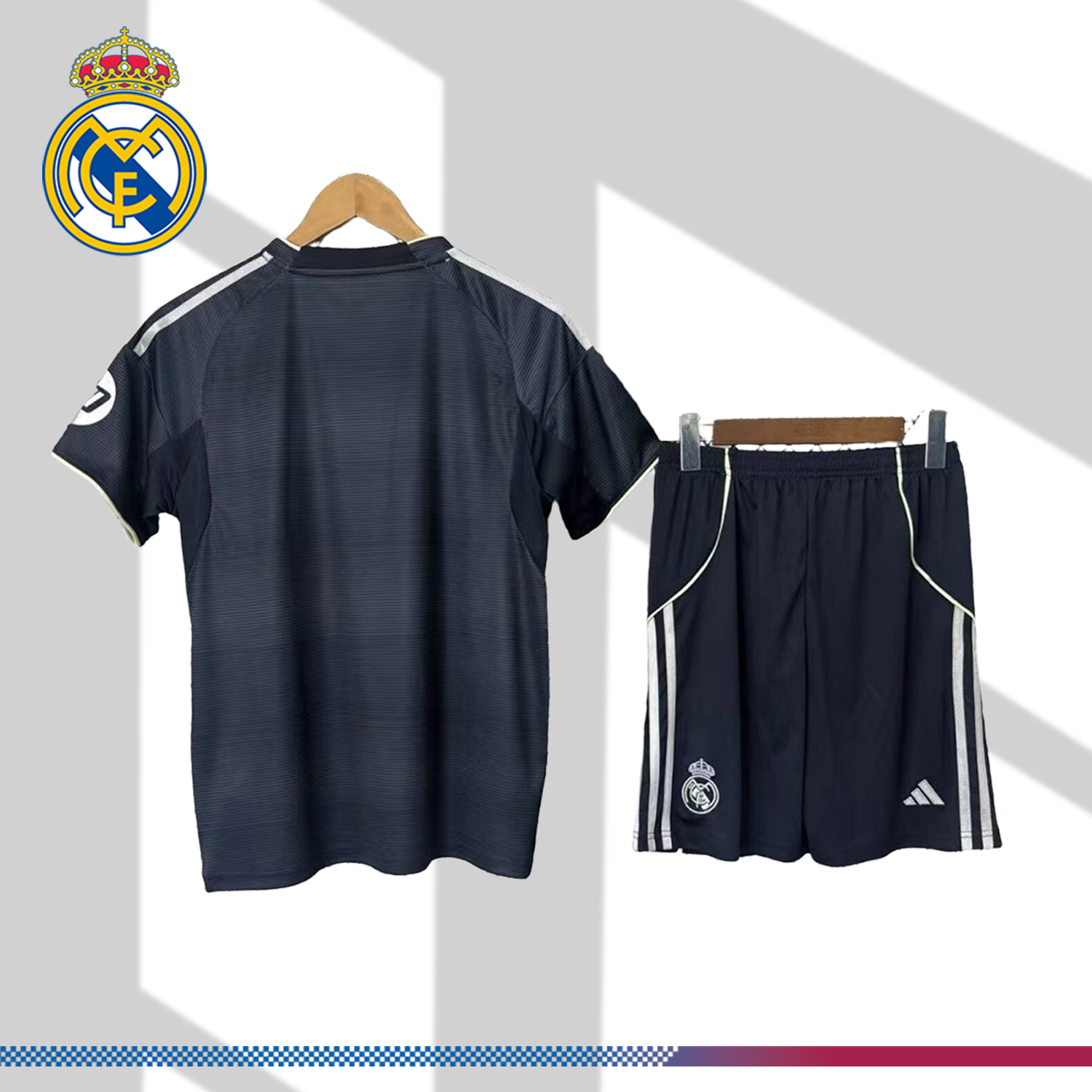 2025/2026 Real Madrid Away Football （Adult Kit socks）