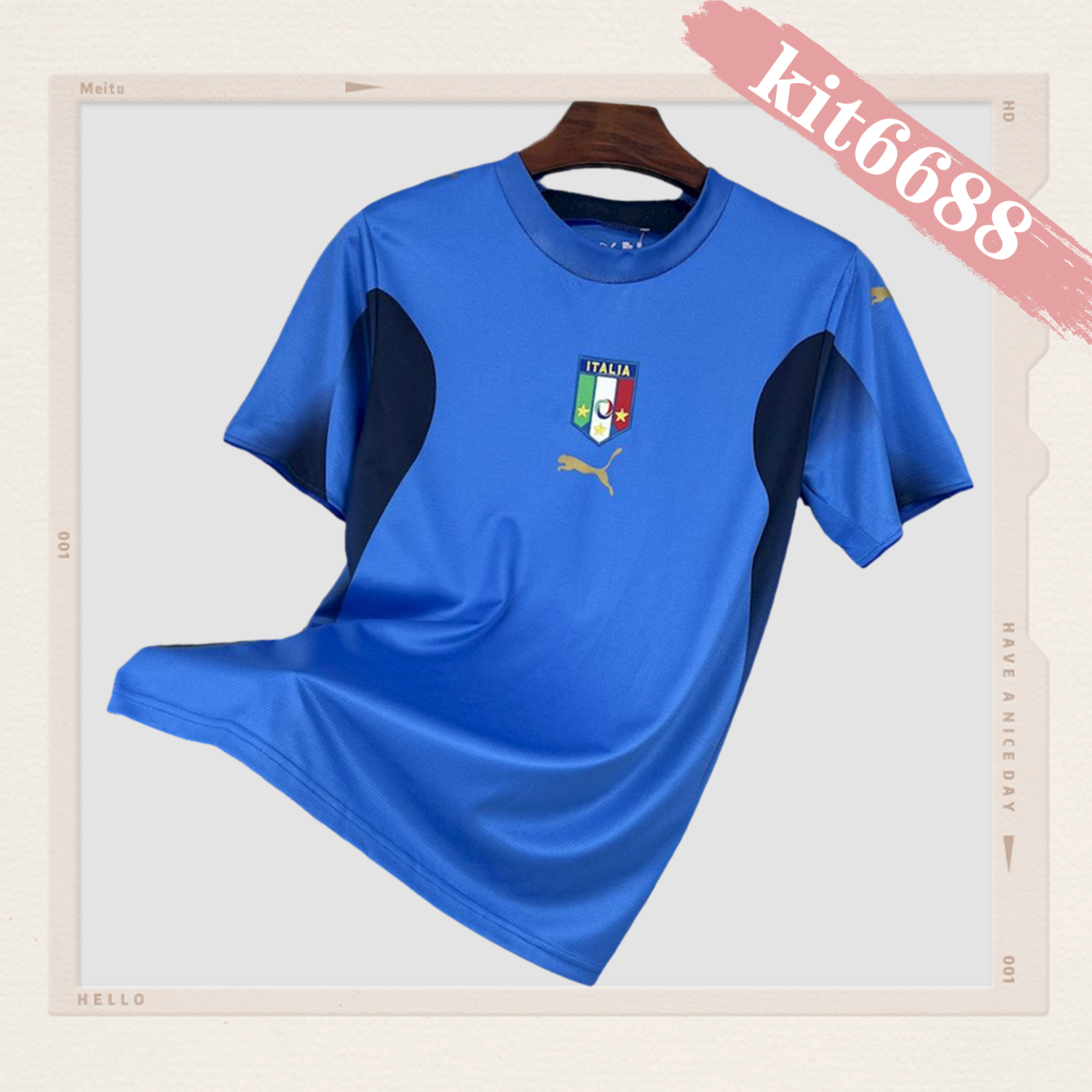 2006 Italy Home Retro Football Shirt