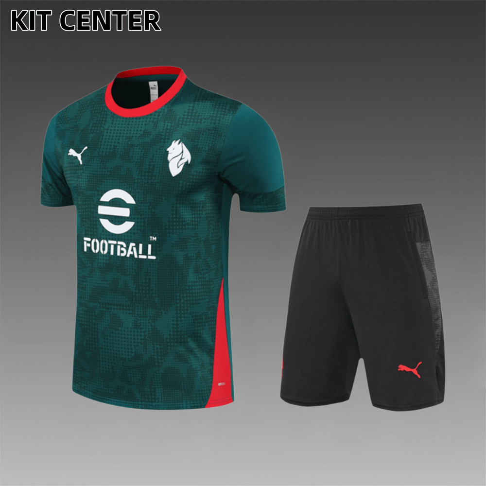 2025/2026 AC Milan Kids Short-Sleeve Training Kits (Kids kit)