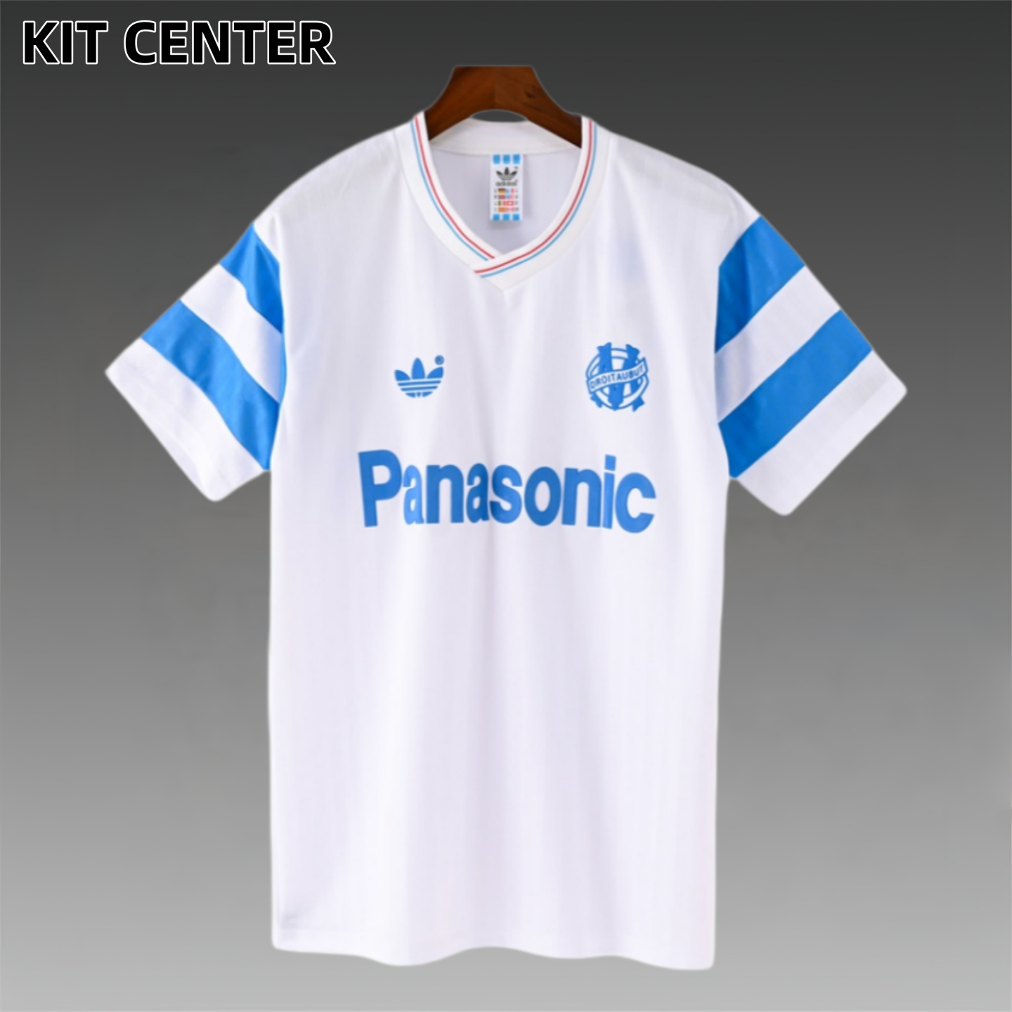 1990 Marseille Home Retro Football Shirt