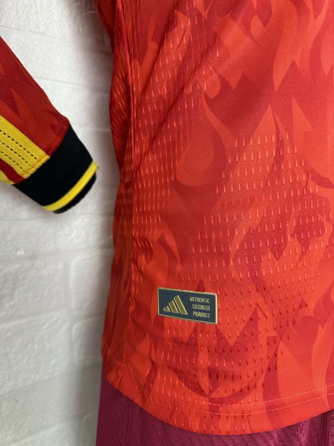 2026 Belgian Home Long Sleeve Football Shirt (Player Edition)