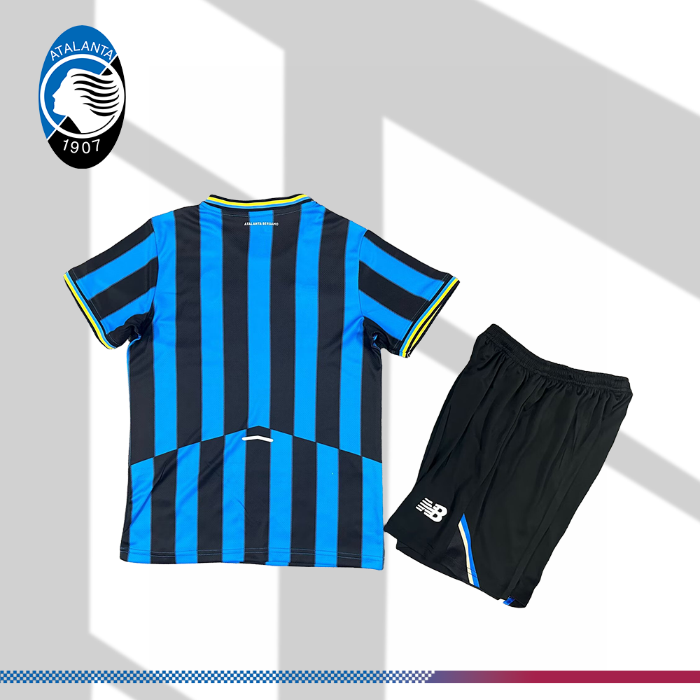 2025/2026 Atalanta Home Football Shirt (Kids Kit socks)
