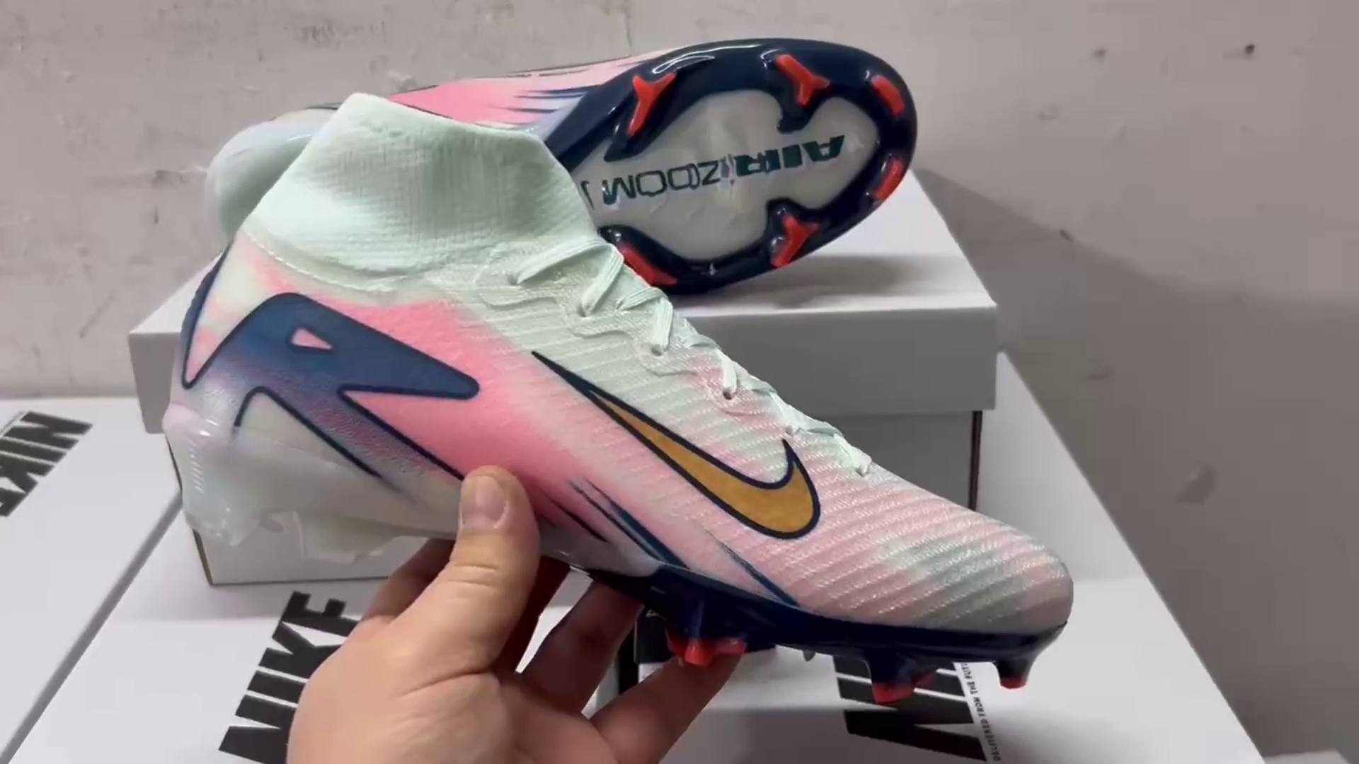 N Air Zoom Mercurial Superfly 10 Elite FG Dream Speed 9 - Barely GreenMetallic Gold Coin