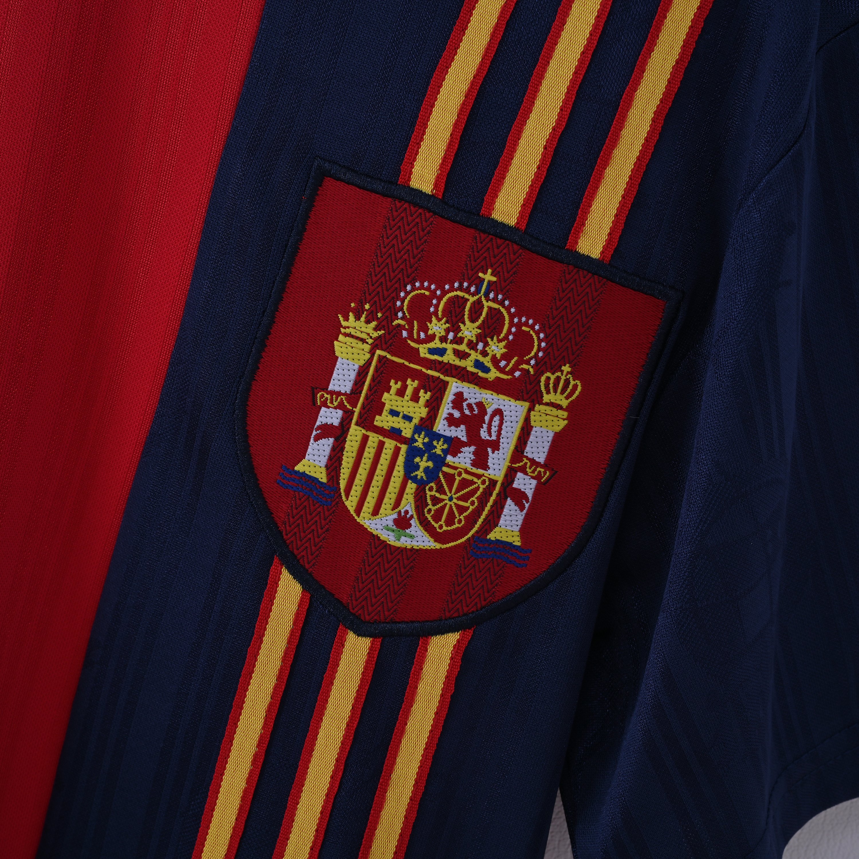 1996 Spain Home Retro Football Shirt