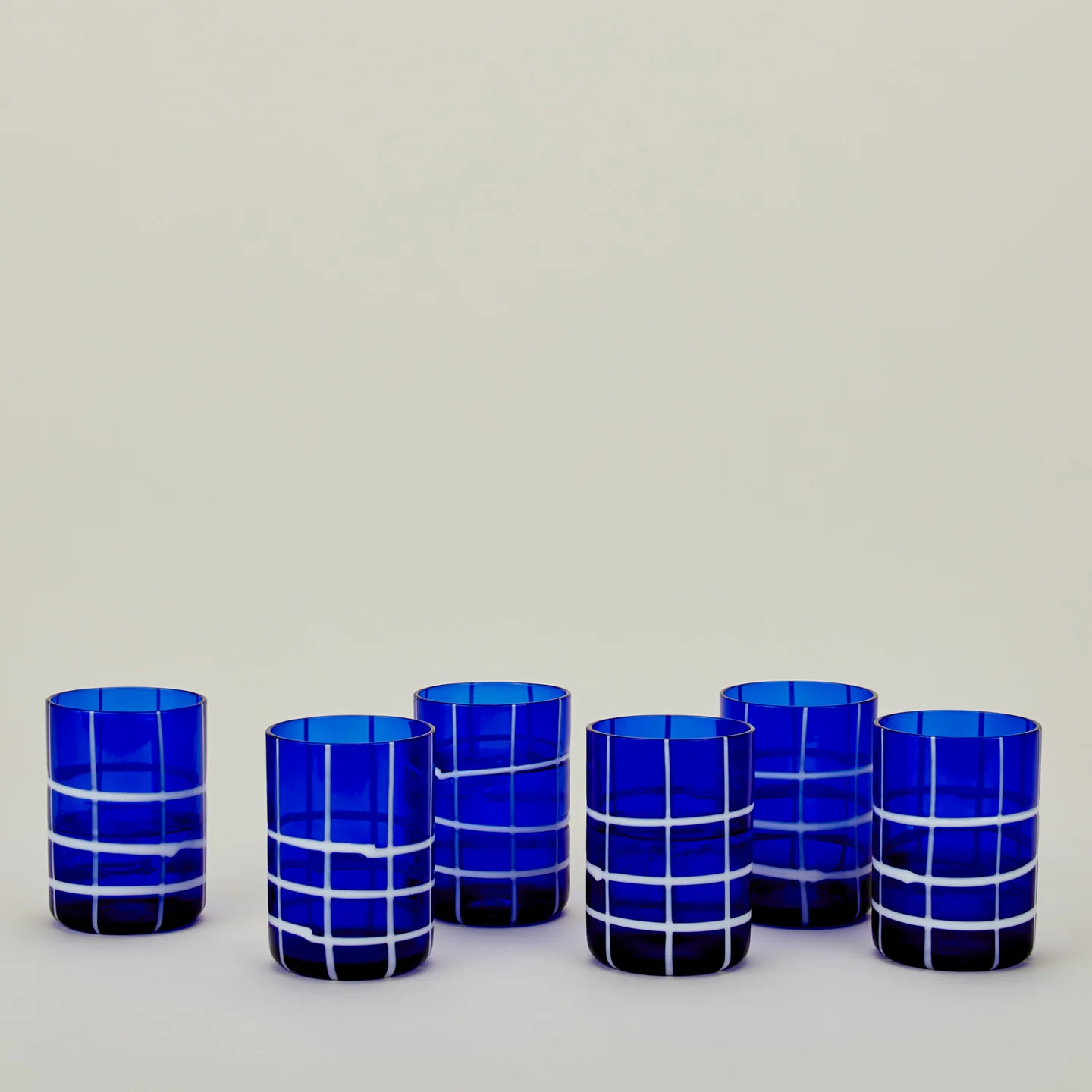Twiddle Tumbler, Set of 6 - Cobalt