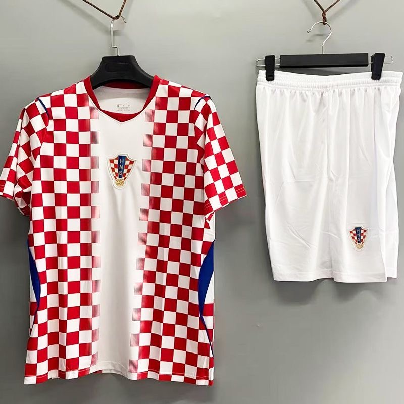 2026 Croatia home Football Shirt （Adult & Kids Kit socks)