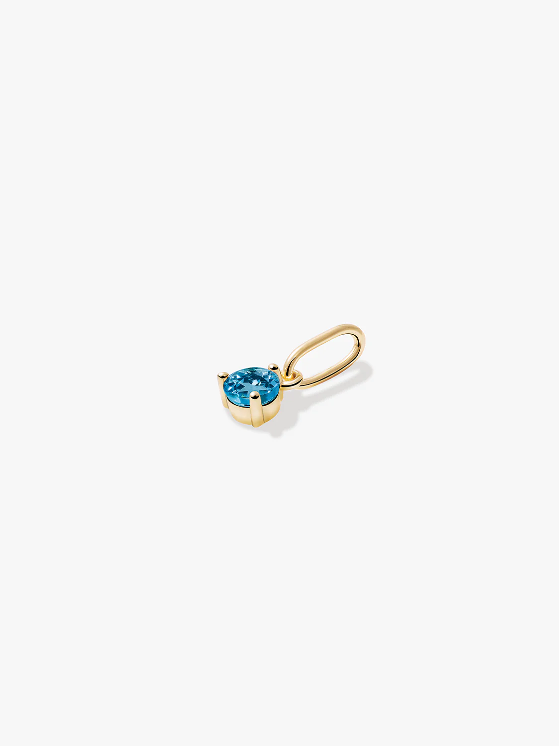 Blue Topaz Charm