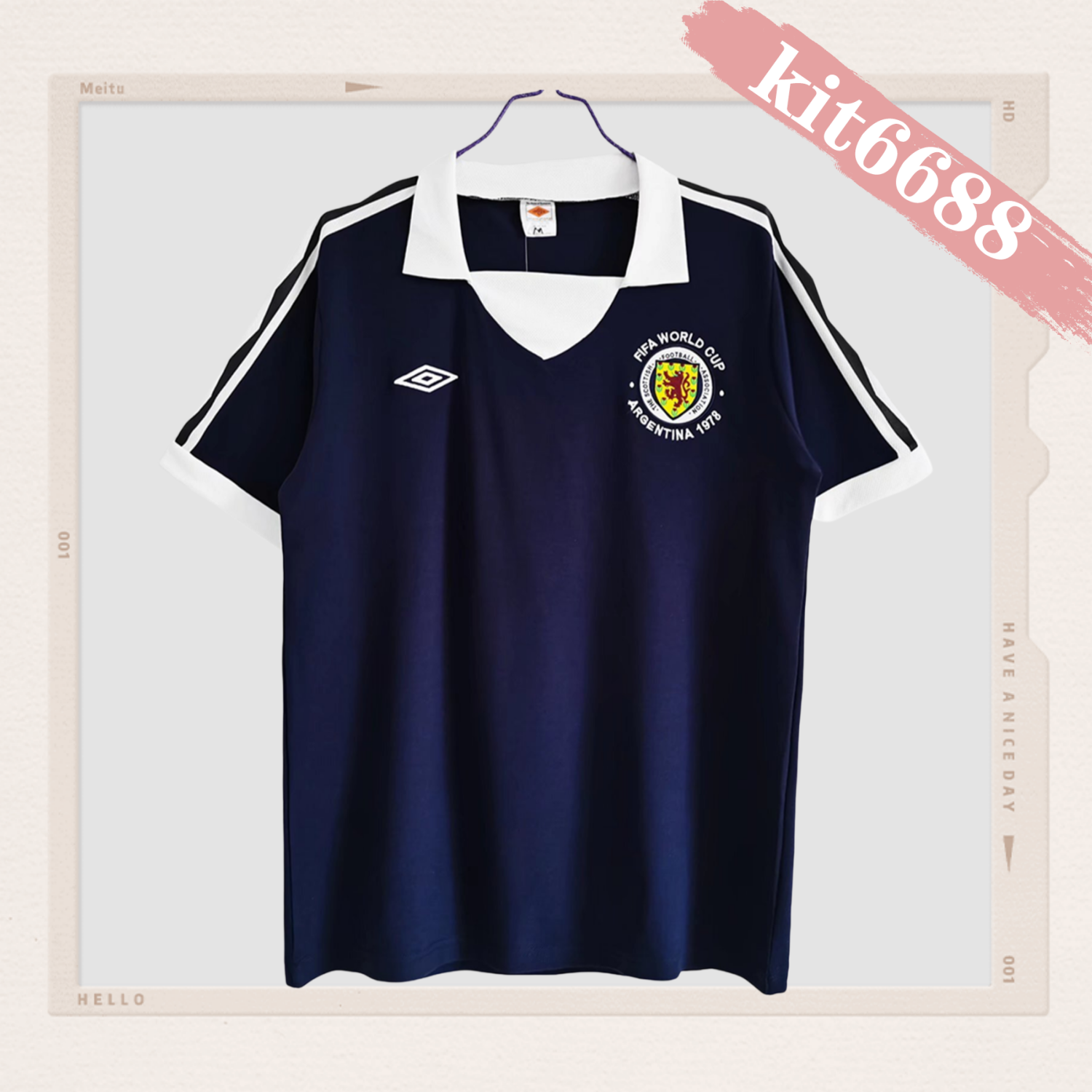 1978 Scotland home football shirt（Retro）