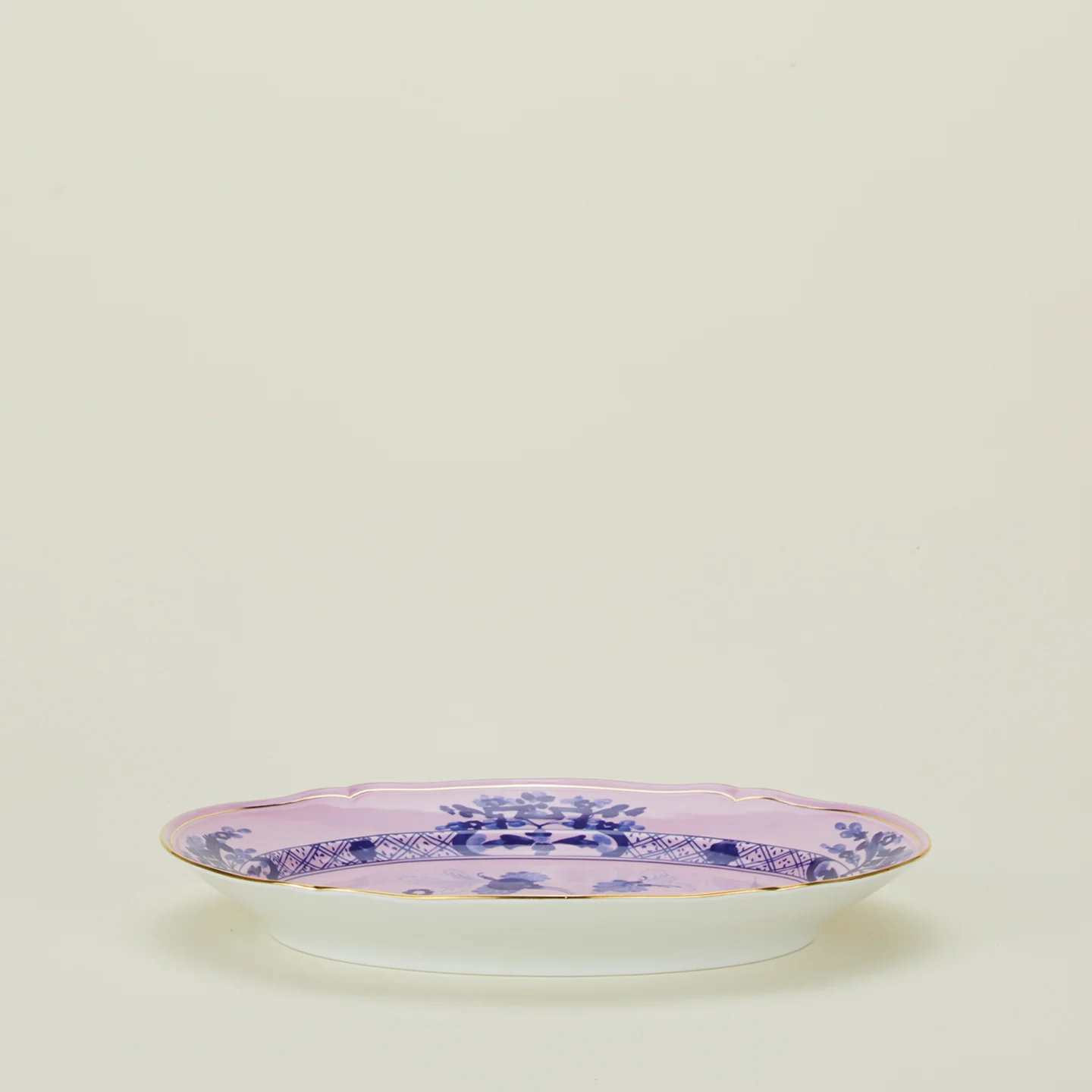 Oriente Italiano Oval Platter, 15 - Azalea