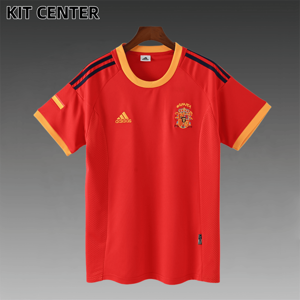2002 Spain Home Retro Football Shirt