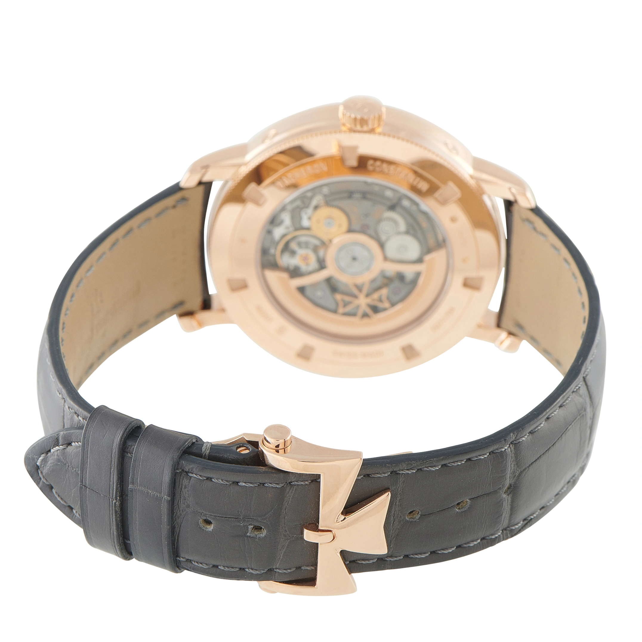 Vacheron ConstantinTraditionelle Complete Calendar Openface Pink Gold Watch 4020T/000R-B654