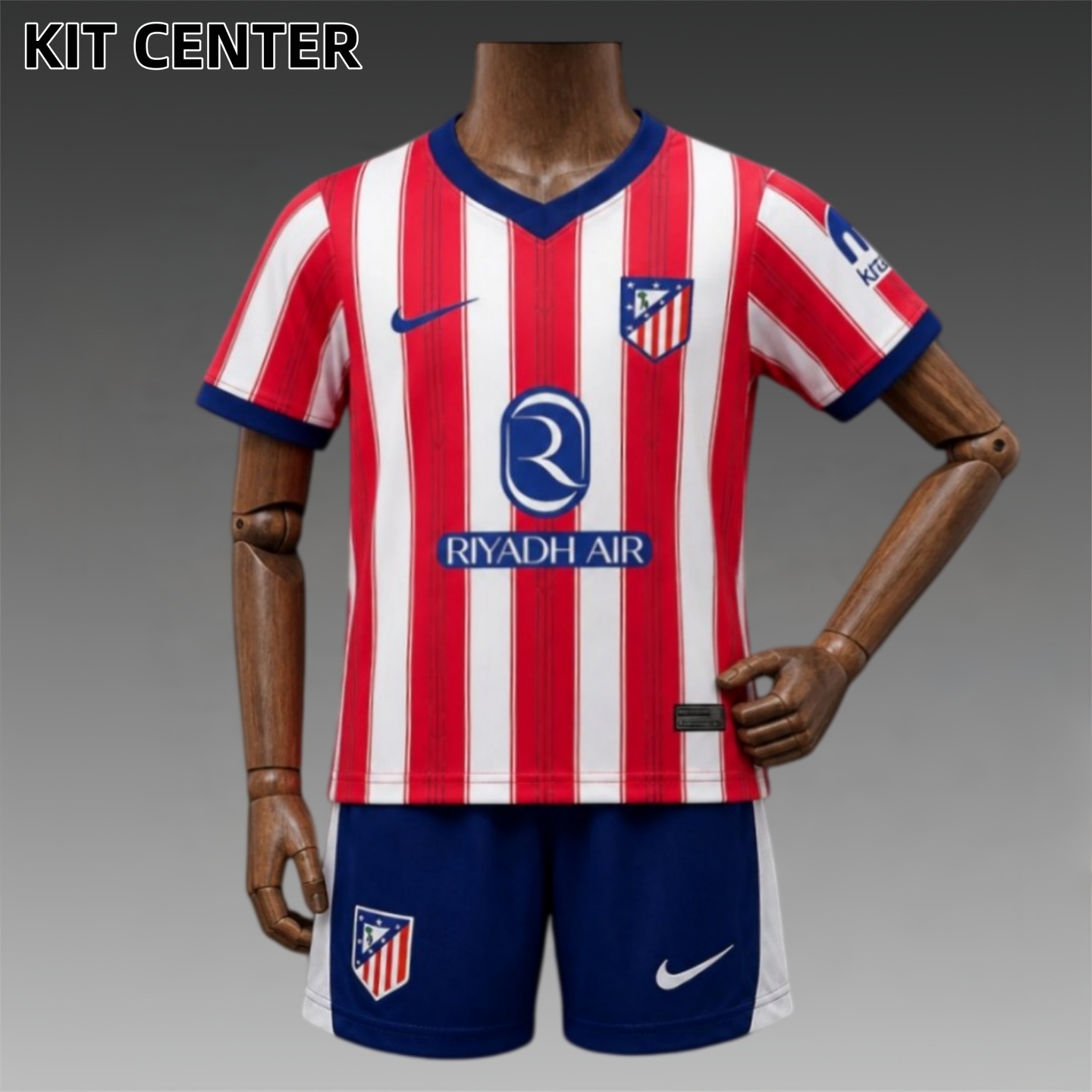 2026/2027 Atletico Madrid Home Football Kids Kit （Adult Kids Kit socks）
