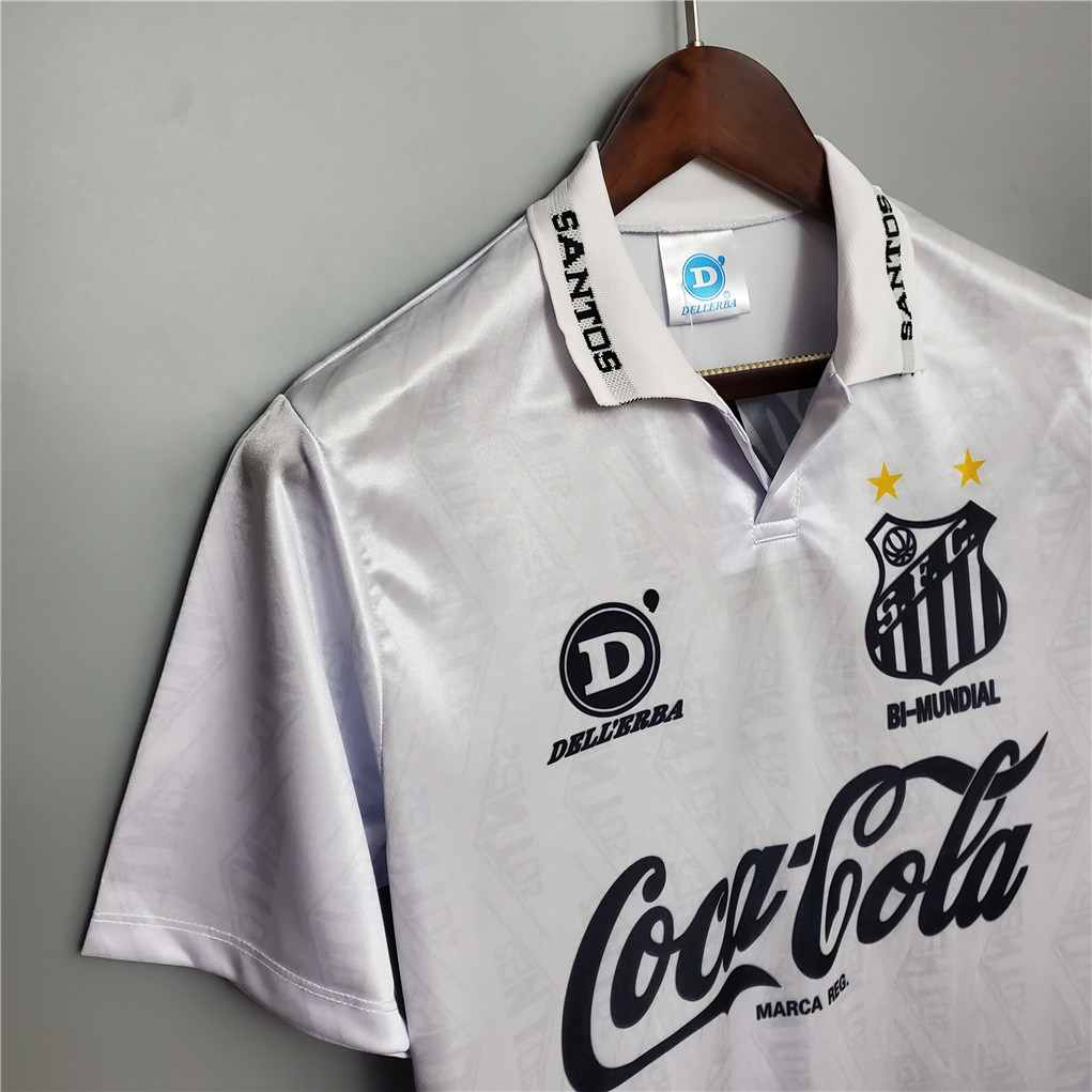 1993 Santos Home Retro Football Shirt (Retro)