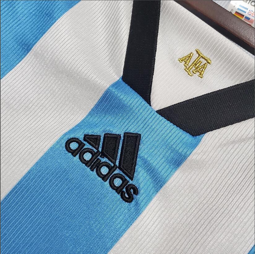 1998 Argentina Home Retro Football Shirt