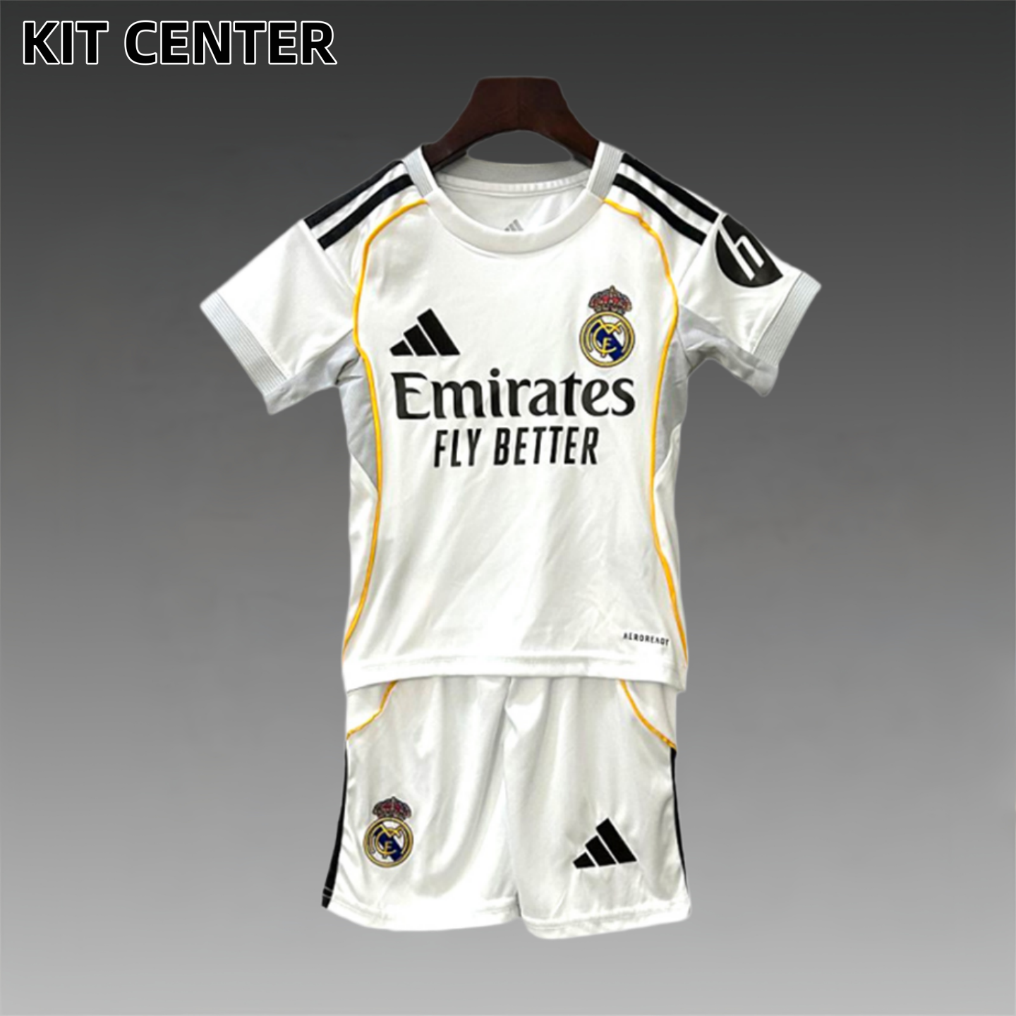 2025/2026 Real Madrid Home Football (Adult Kids Kit socks )