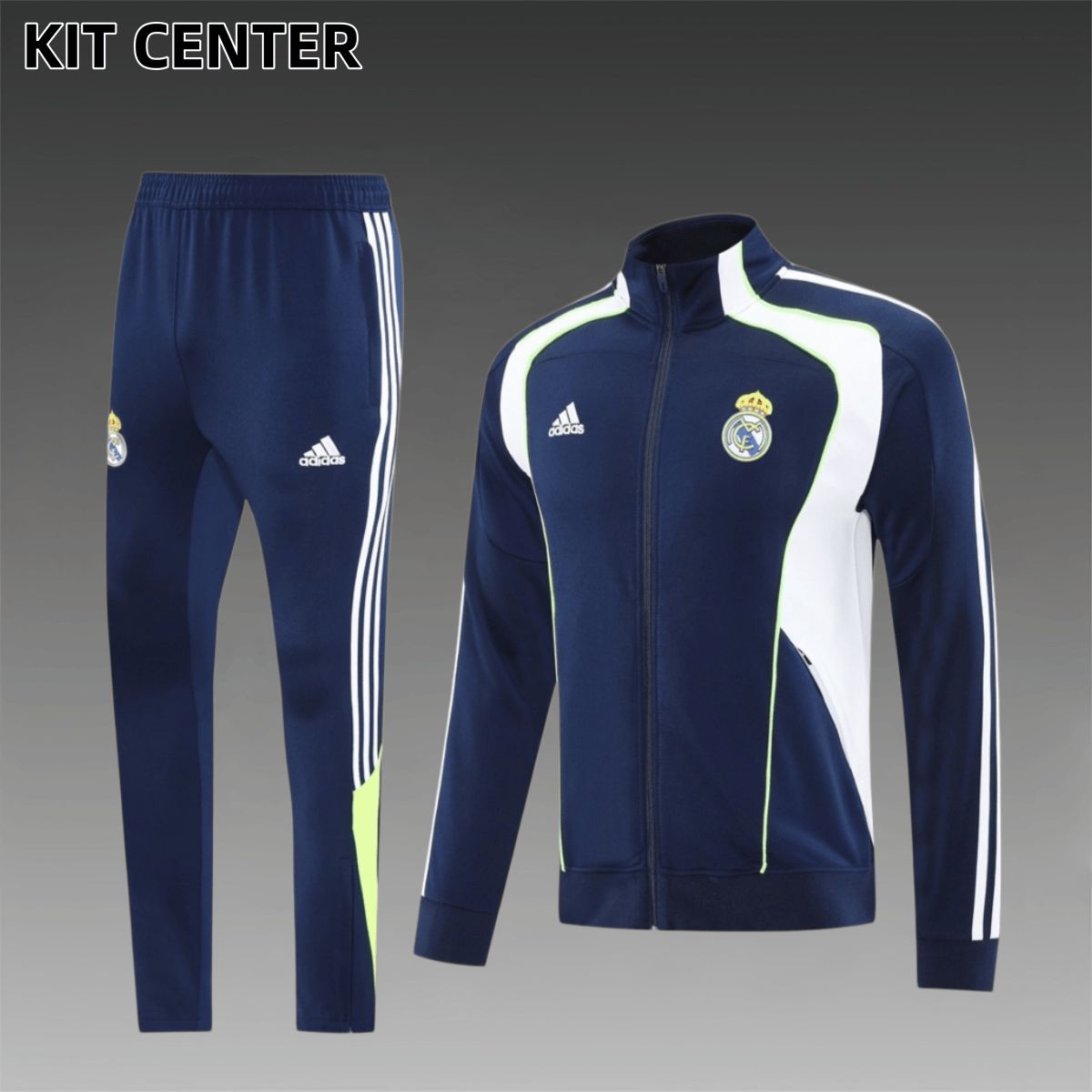25/26 Real Madrid Full Zipper Training Suit (Adult Set)