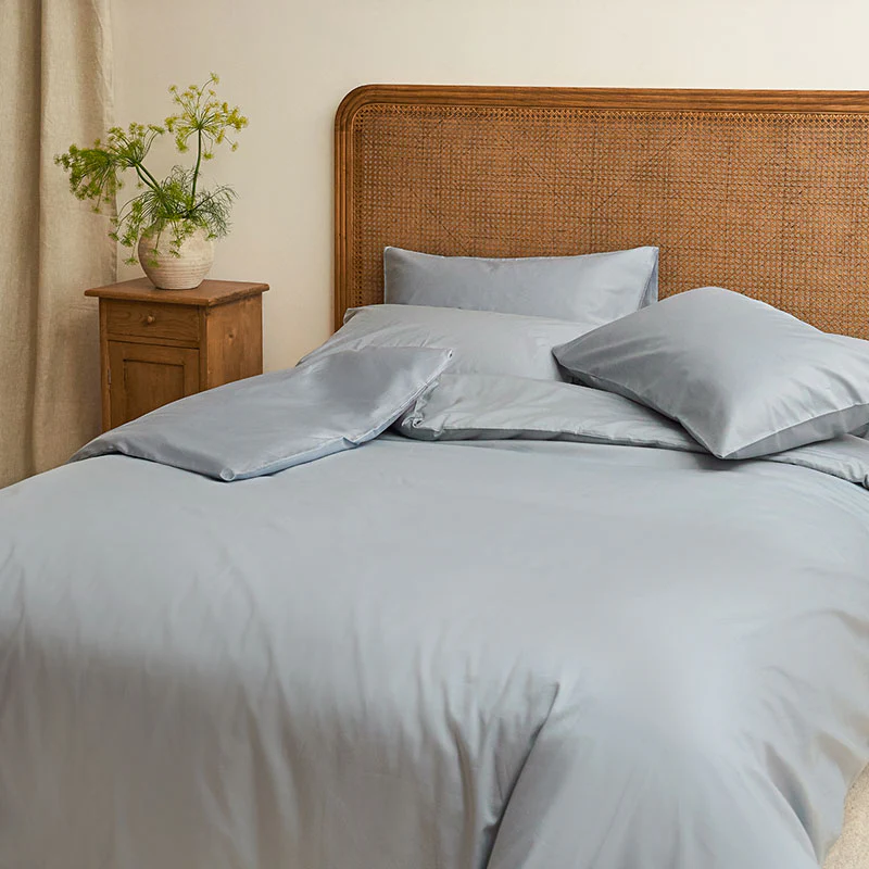Original Percale Duvet Cover, Superking, Nordic Sky