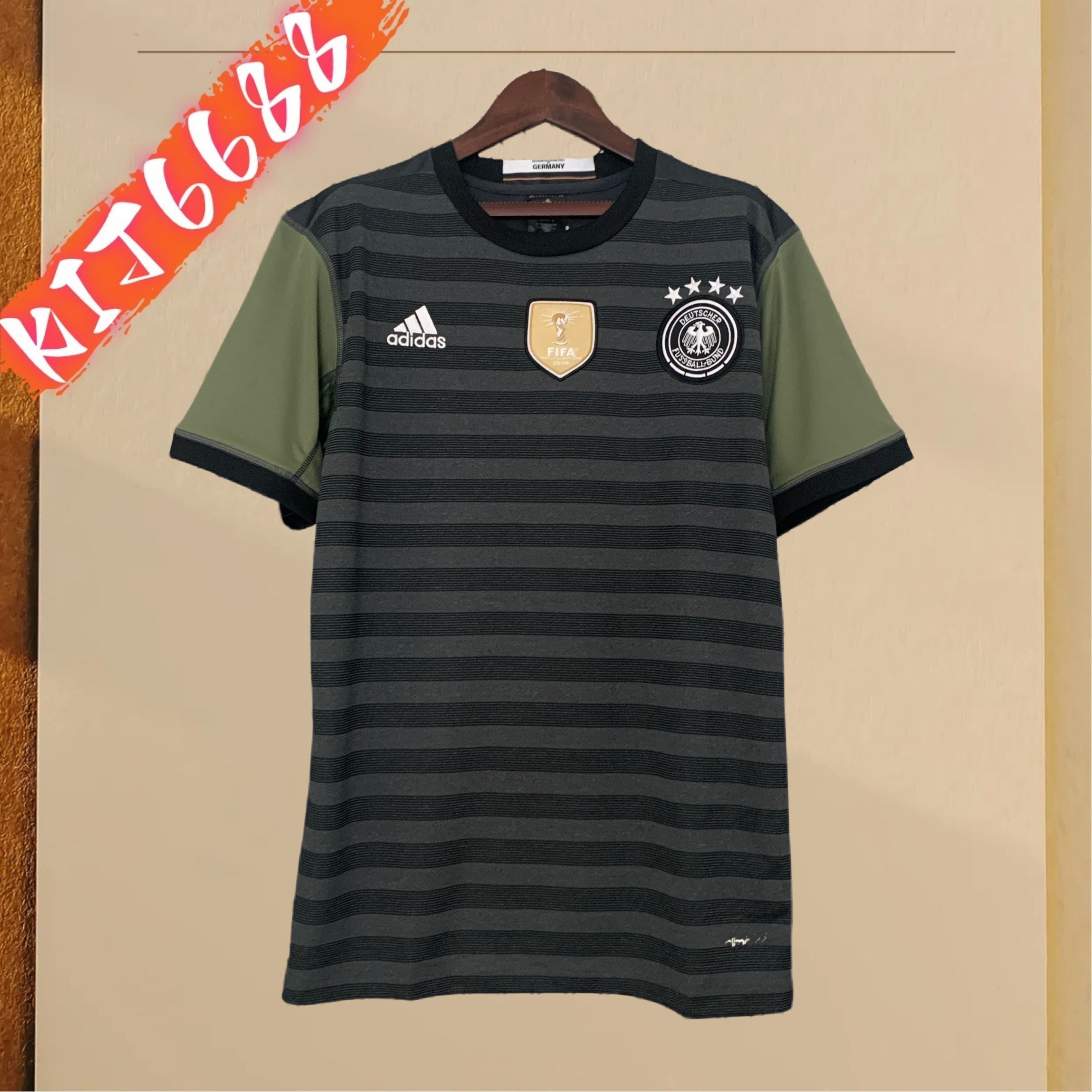 2016 Germany Away Retro Football Shirt