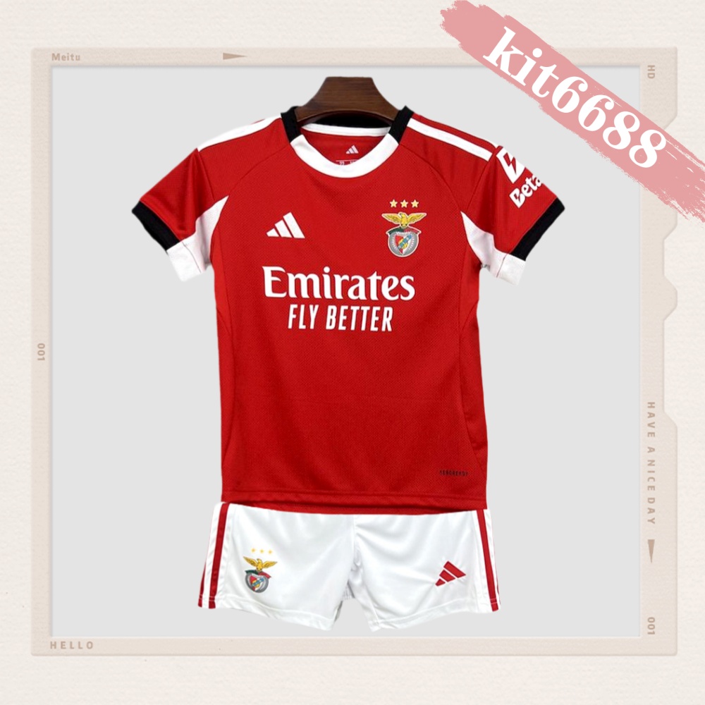 2025/2026 Benfica Football Club Home Football Shirt（Kids Kit socks）