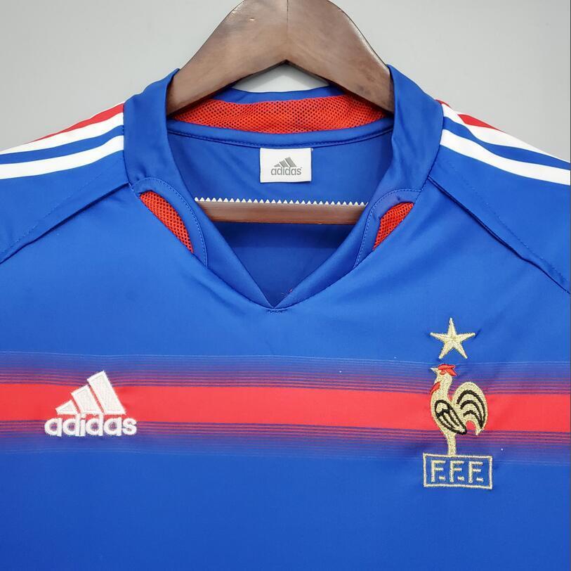 2004 France Home Retro Football Shirt
