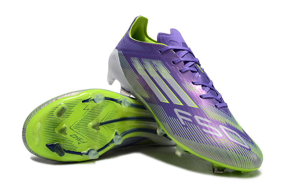 F50 Elite AG Radiant Blaze - Purple RushFootwear WhiteLucid Lemon