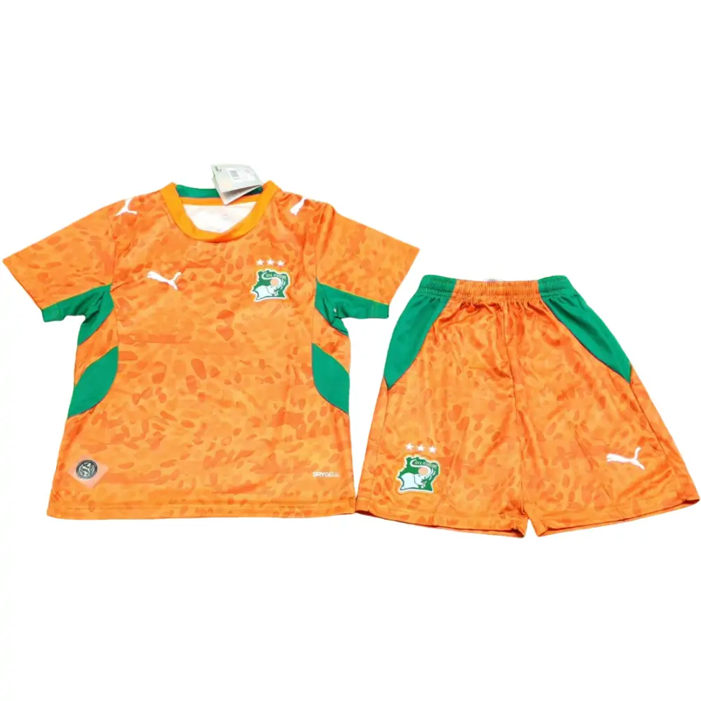 2026 World Cup Ivory Coast Home Jersey Children's Set - Fans Edition