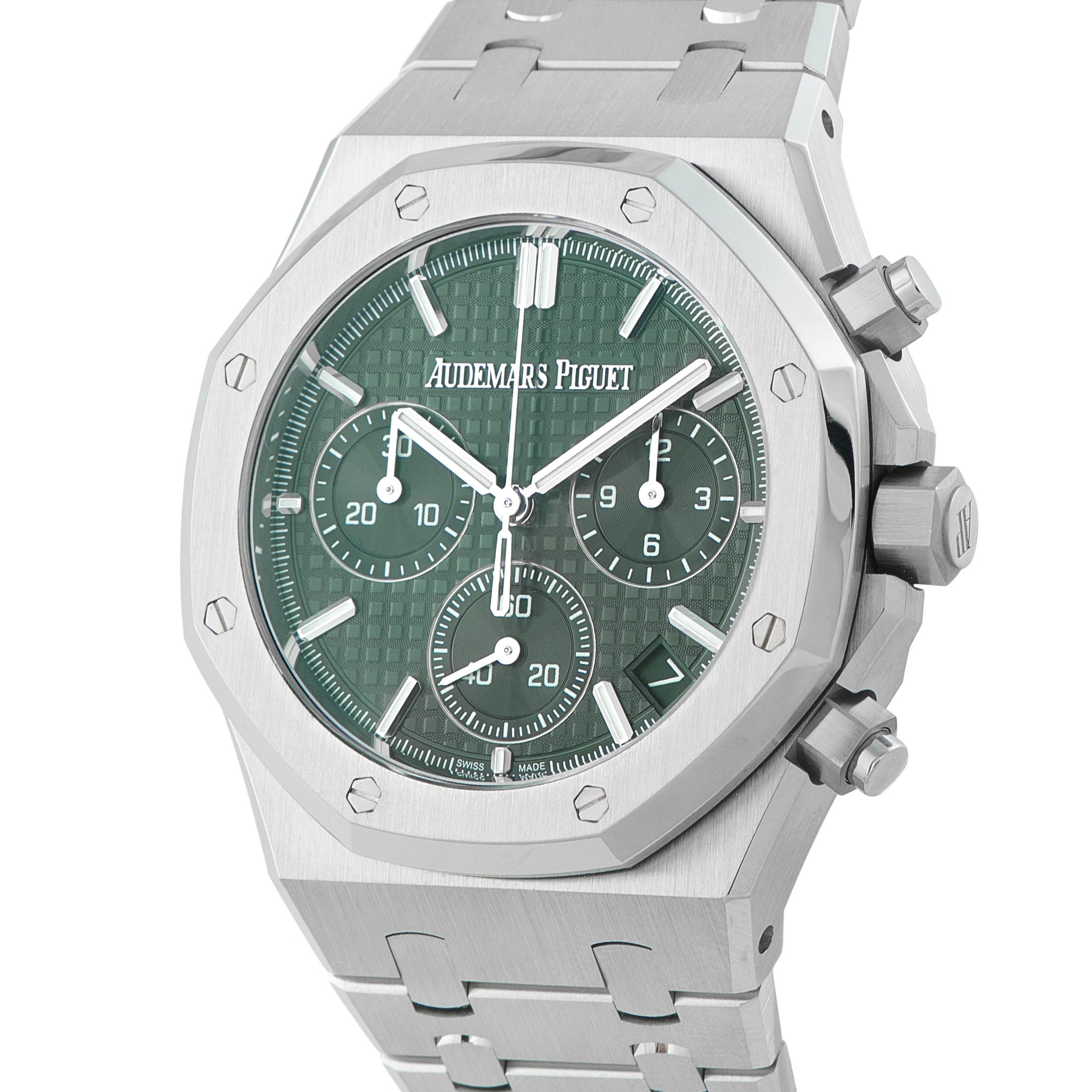 Audemars PiguetRoyal Oak Chronograph Khaki Dial Steel Watch 26240ST.OO.1320ST.08