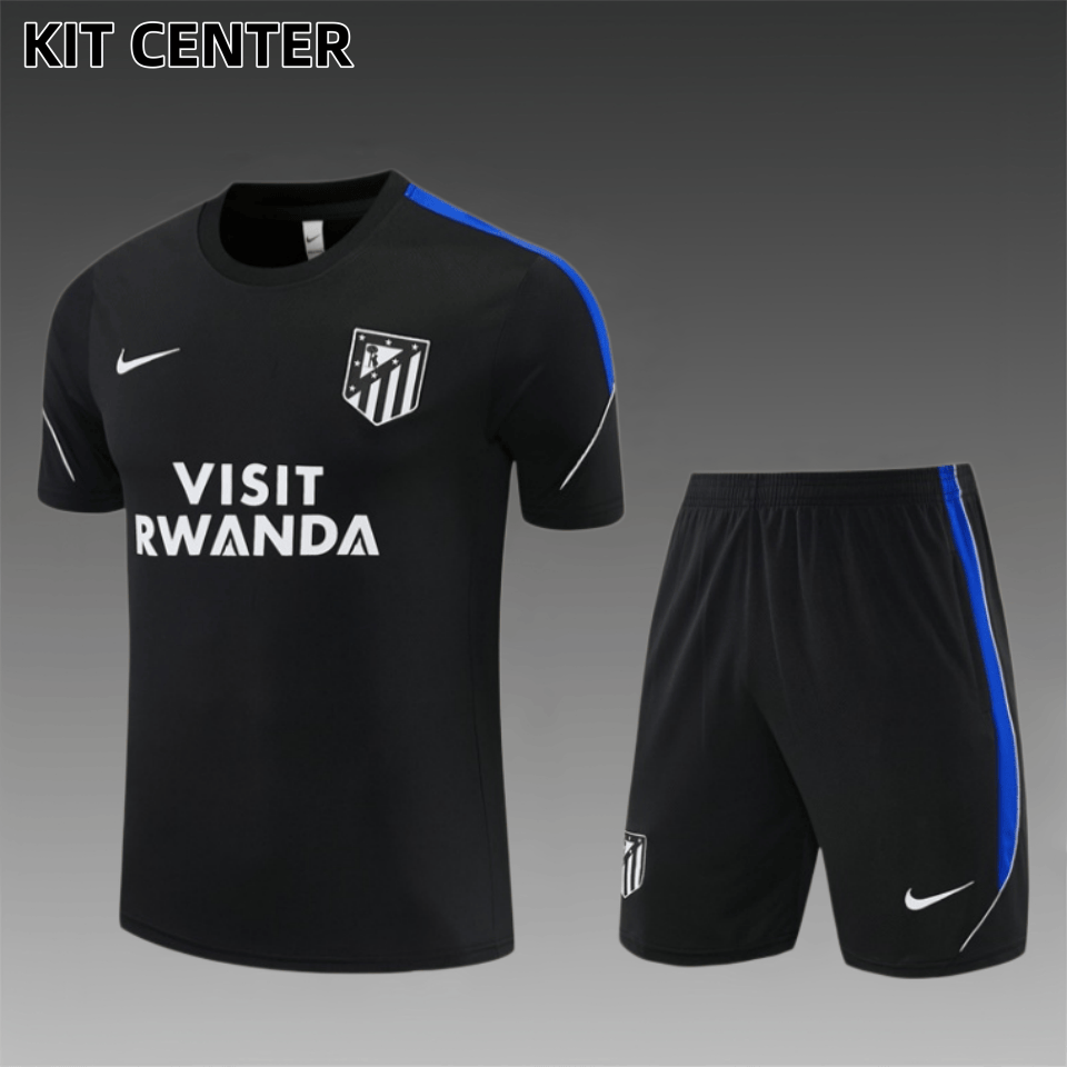 26/27 Atletico Madrid Short Sleeve Training Clothe (adult Kids Kit)
