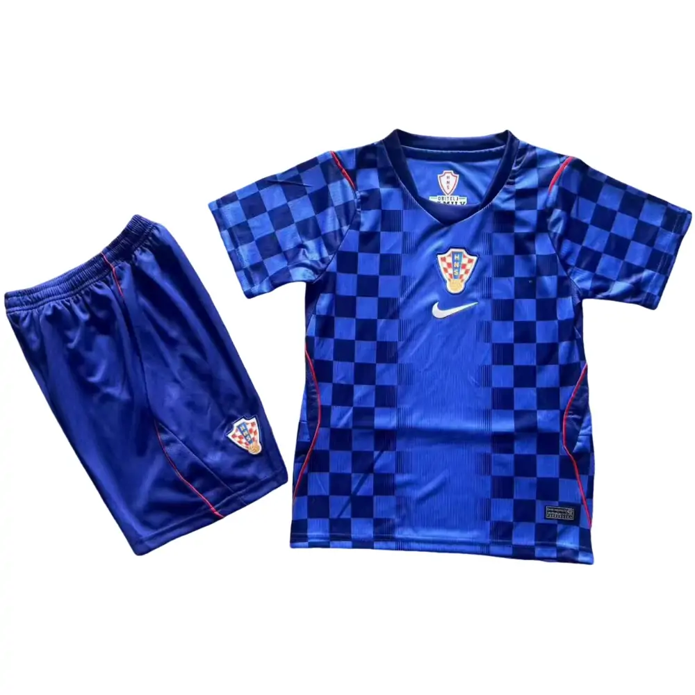 2026 World Cup Croatia Away Jersey Children's Set - Fans Edition