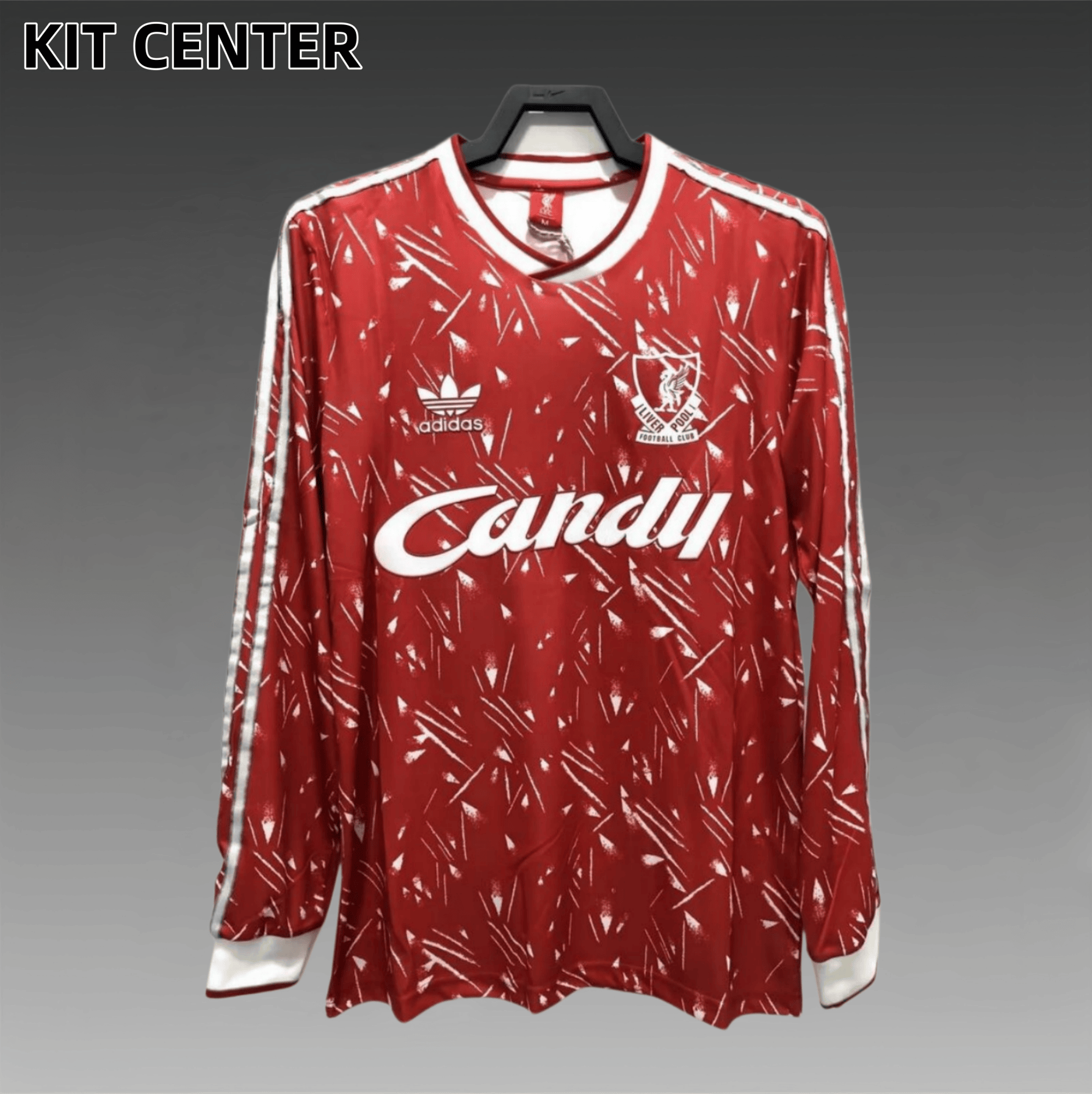 89/91 Liverpool home Retro long sleeves Football Shirt