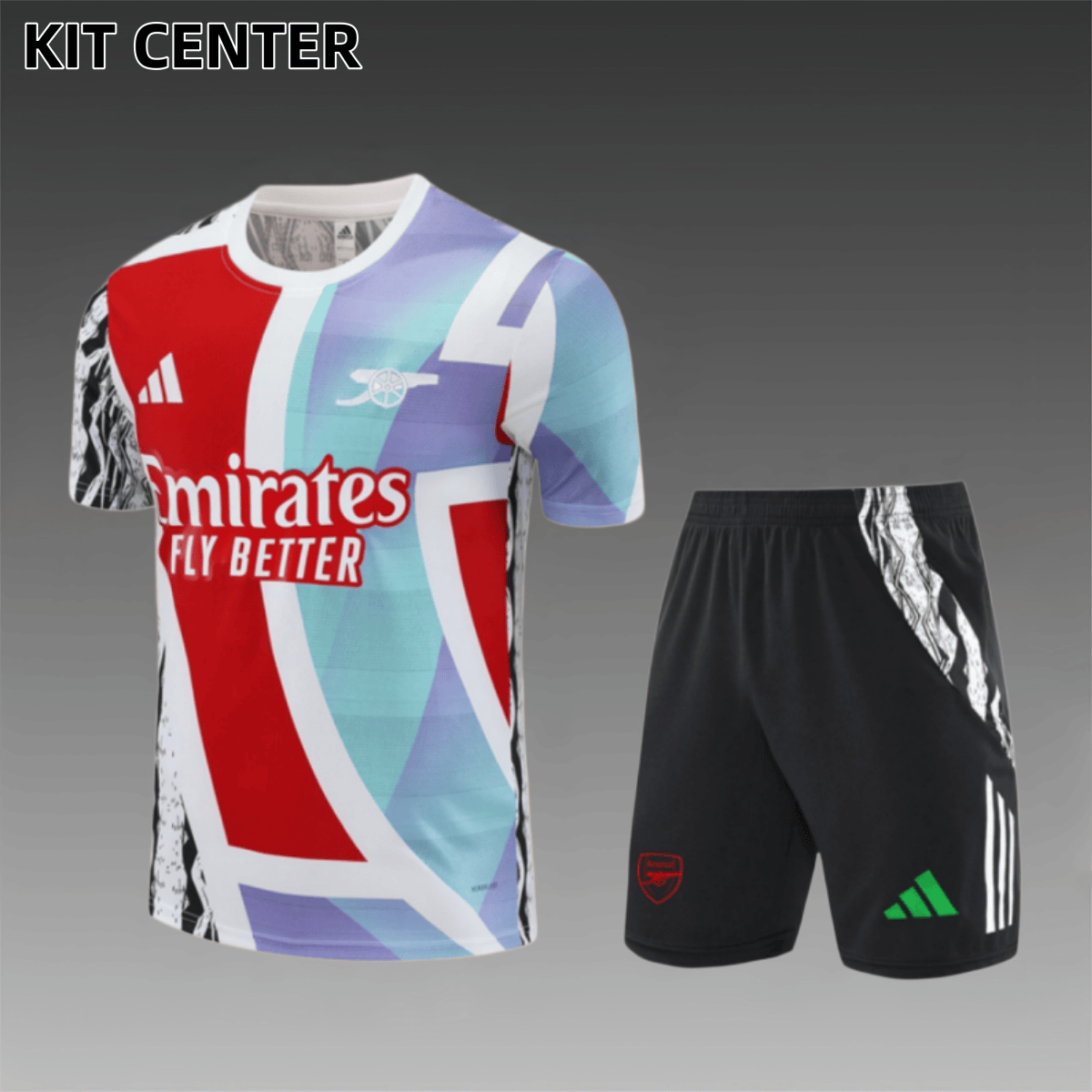 2025/2026 Arsenal Adult Short Sleeve Training Wear (Adult Kids Kit)