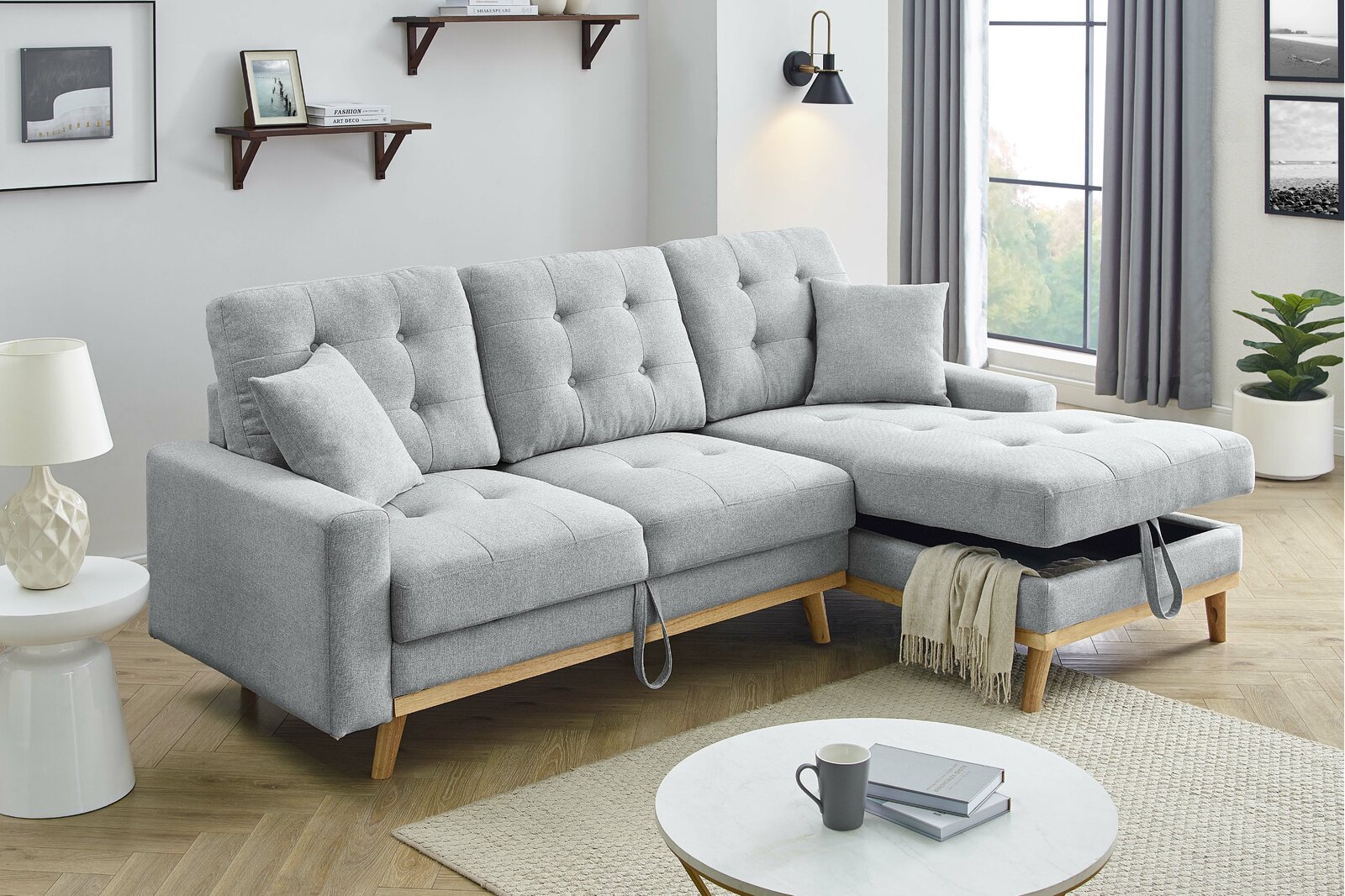 Jaheim 91'' Upholstered Sleeper Sofa