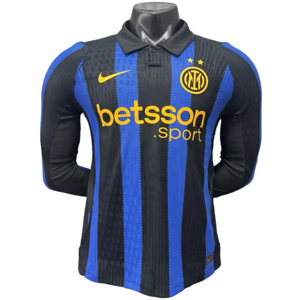 2026-27 Inter Milan Home Long Sleeve Jersey - Player Edition