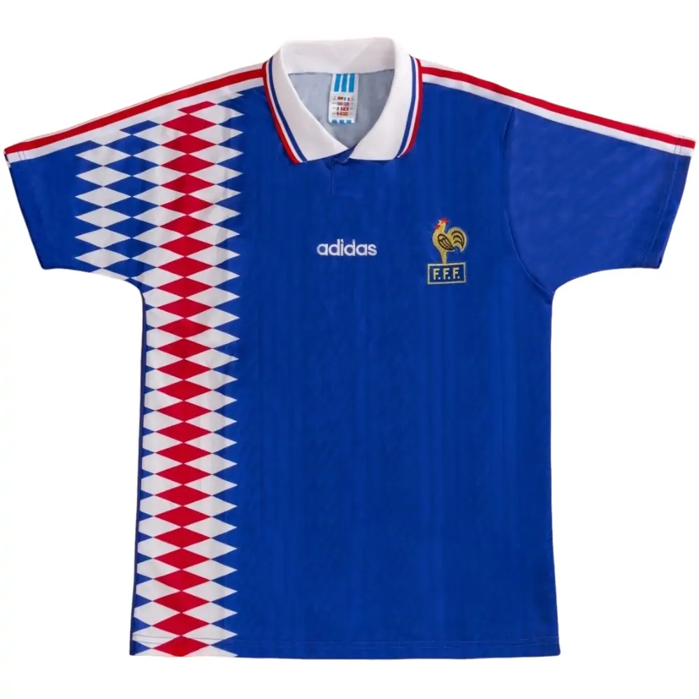 1994 France Home Retro Jersey - Fans Edition