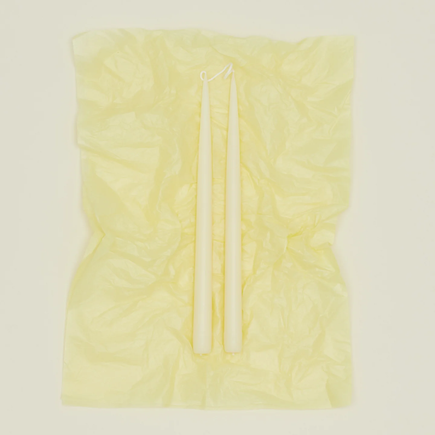 Hand Dipped Taper Set  - Ivory