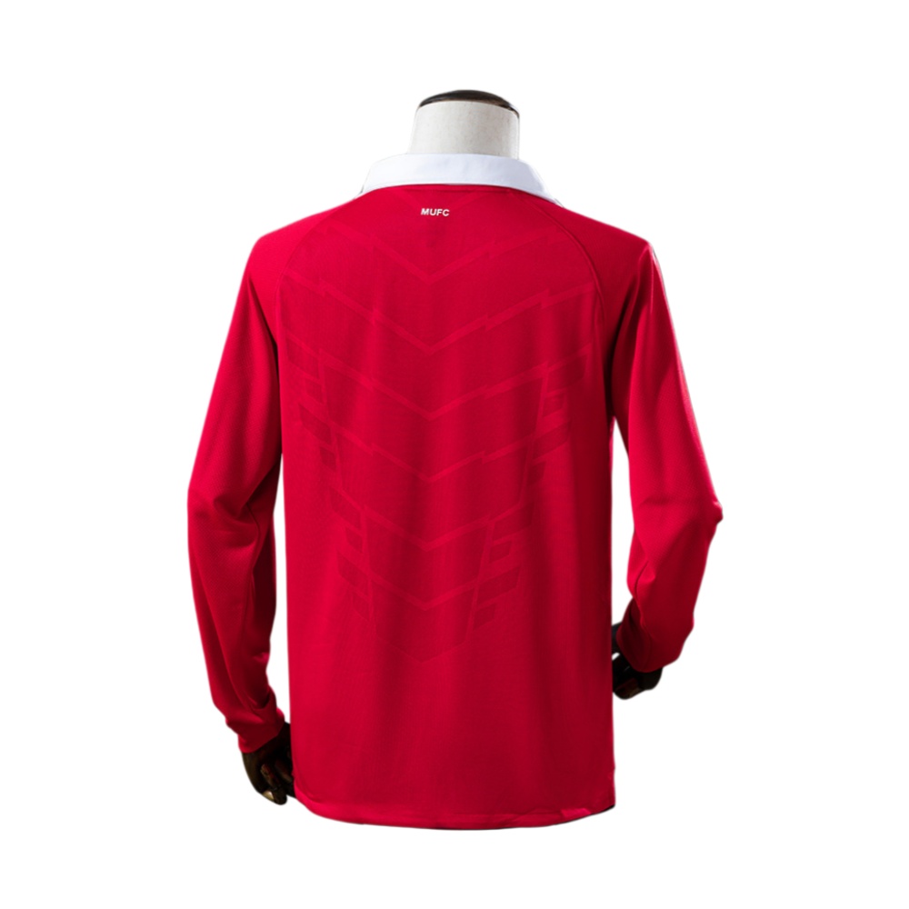 10/11 Manchester United home  long sleeved retro football jersey