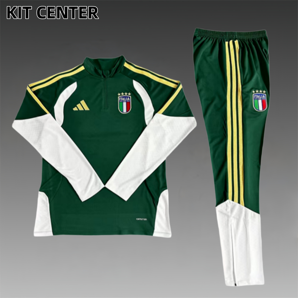 2026/2027 Italy Half-Zip Tracksuit (Adult Kit)