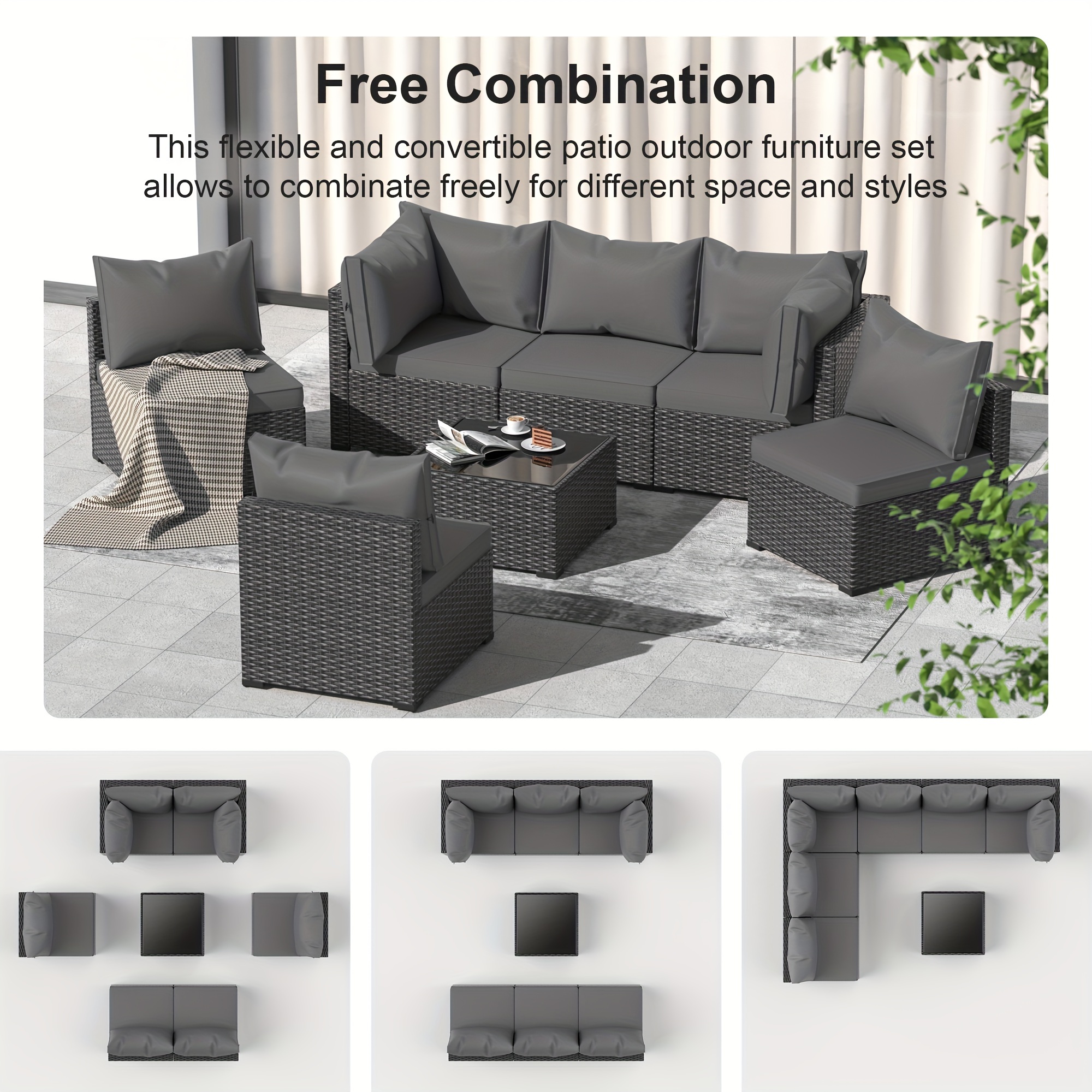 LZNB-GREY7 seven-piece set