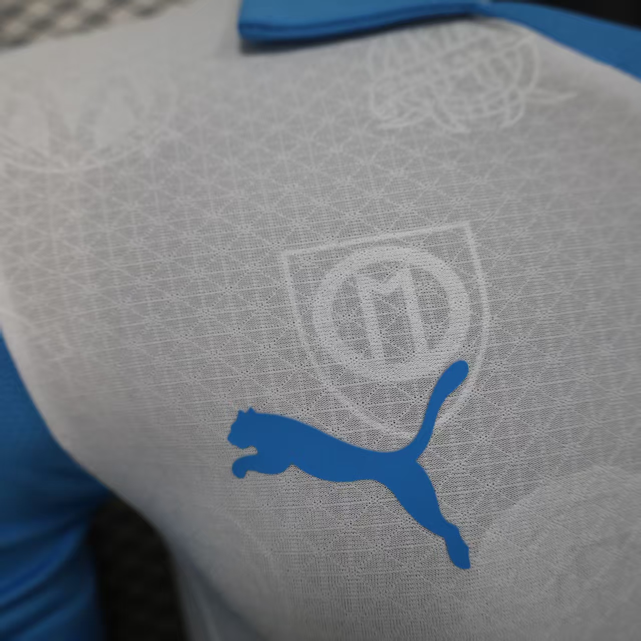 2025/2026 Marseille Home Football Shirt (Player Edition)