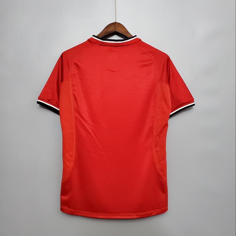 00/01 Manchester United home retro football jersey
