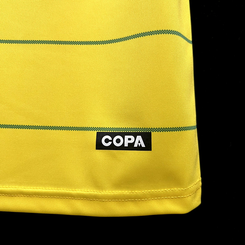 1984 Brazil Home Retro Football Shirt