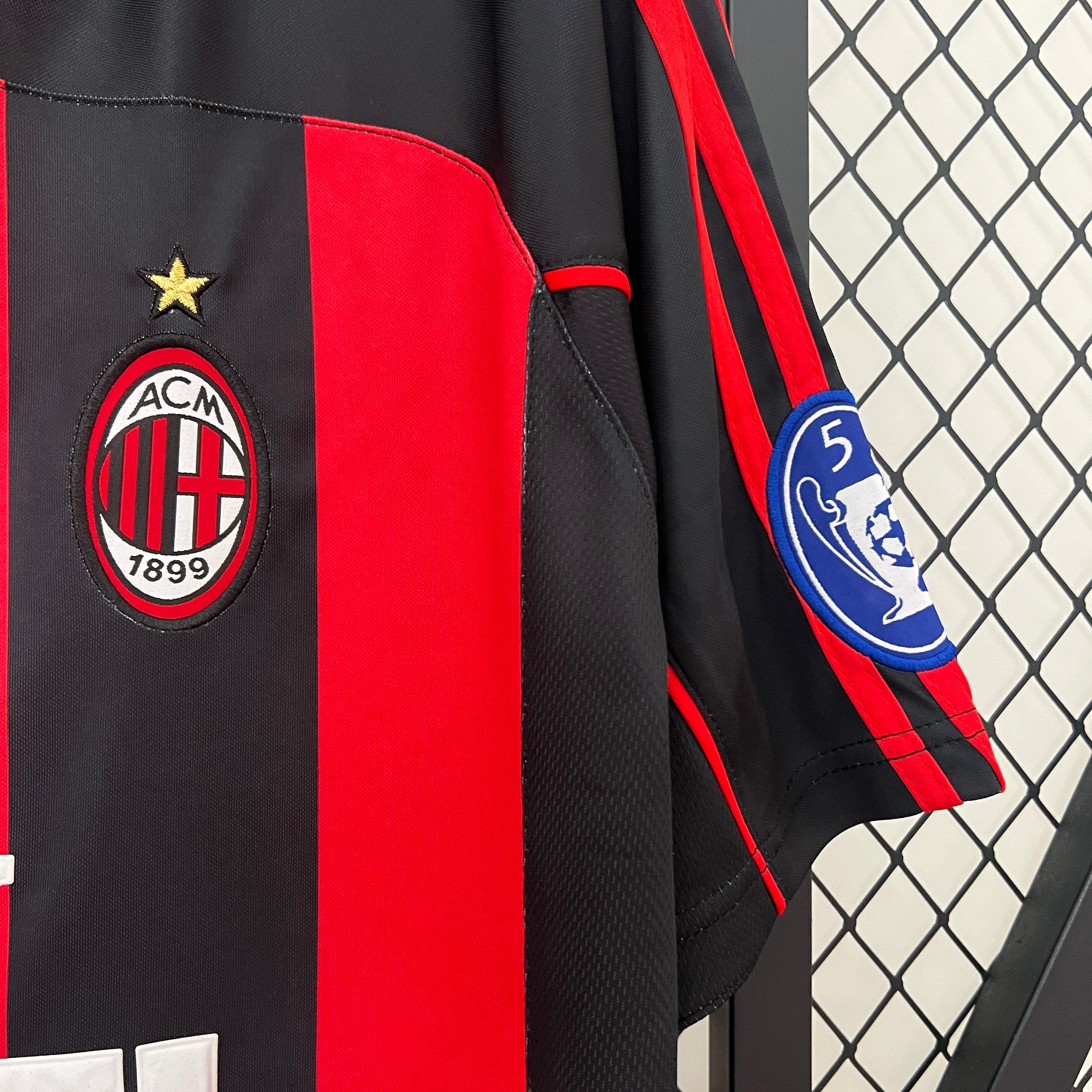 2000/2001 AC Milan Home Retro Football Shirt