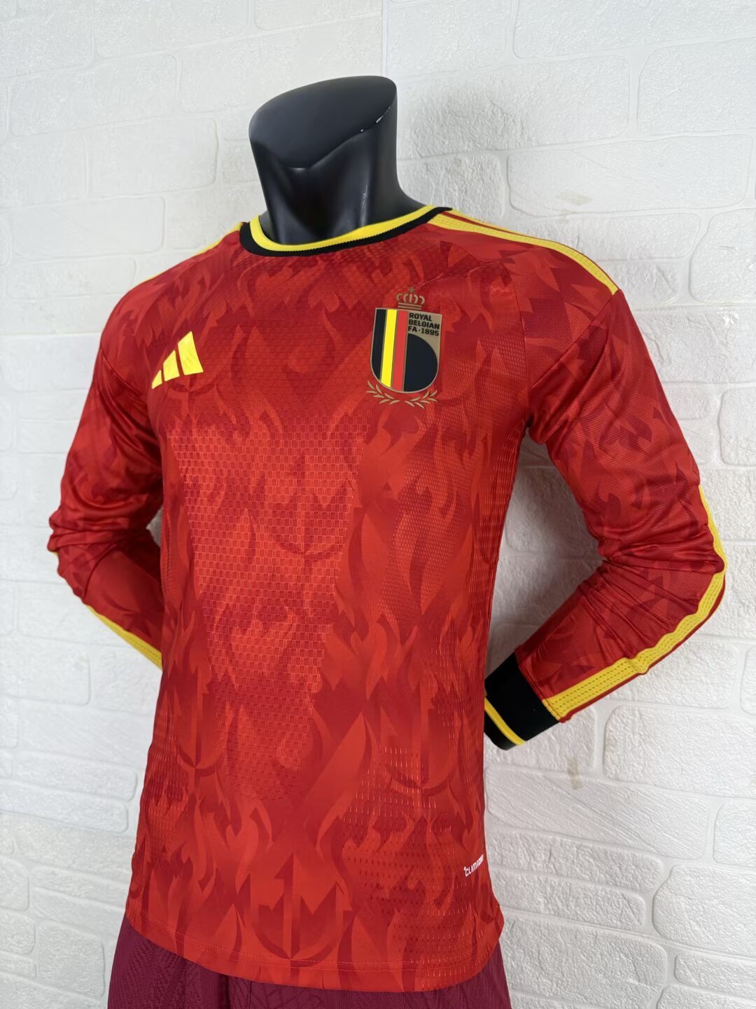 2026 Belgian Home Long Sleeve Football Shirt (Player Edition)